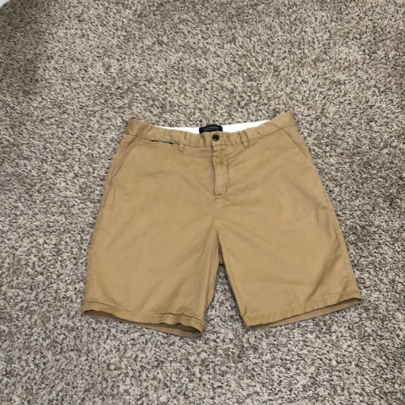 SOLD Scotch & Soda Aloha Tuesdays Shorts Size 33 Khaki Tan - Picture 2 of 9